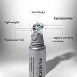 Buy DermDoc Niaglow 4% Niacinamide Under Eye Gel | Brightens Dark Circles | Reduces Puffiness | Cools & Soothes | Lightweight, Non-Sticky, Fast Absorbing | Eye Care Gel for Tired Eyes & Fine Lines – 15 gm - Purplle