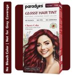Buy Paradyes Cherry Coke Glossy Hair Tint Semi-Permanent Creme Color For Natural Black Hair,160 gm - Purplle