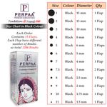 Buy PERPAA Premium Velvet Sticker Kumkum Bindi Box of 15 Flaps (All Sizes , Black) 80 gm - Purplle