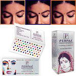 Buy PERPAA Premium Velvet Sticker Kumkum Bindi Box of 15 Flaps (Size 07, Diameter 4 mm, Multi Color)84 gm - Purplle