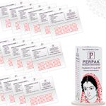 Buy PERPAA Premium Velvet Sticker Kumkum Bindi Box of 15 Flaps (Size 09, Diameter 2mm, Red) 80 gm - Purplle
