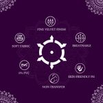 Buy PERPAA Premium Velvet Sticker Kumkum Bindi Box of 15 Flaps with Different Sizes (Red) 80 gm - Purplle
