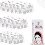 Buy PERPAA Premium Velvet Sticker Kumkum Bindi Box of 15 Flaps (Size 10, Diameter 1.75 mm, Black) 80 gm - Purplle