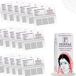 Buy PERPAA Premium Velvet Sticker Kumkum Bindi Box of 15 Flaps (Size 08, Diameter 2.5 mm, Black) 80 gm - Purplle