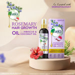 Buy Dabur Vatika Rosemary Hair Growth Oil With Hibiscus&Coconut Oil - 100 ml | Stimulates Hair Growth And Thickness | Reduces Hair Fall | Rejuvenates Scalp | Co-Created With Dermatologist | No Mineral Oil & Fragrances |Animal Test Free - Purplle