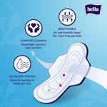 Buy Bella Maxi Soft Wings Sanitary Pads 15 Pcs - Purplle
