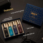 Buy ENVY Gift Set for Men - Oud Luxure, Elegant, Vivid, Embrace - 20ML Each | Long Lasting Luxury Perfume EDP - Purplle
