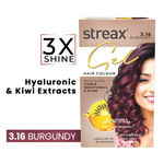 Buy Streax Gel Hair Colour for women, Burgundy 3.16 , 150 ml |No ammonia hair color|100% grey coverage - Purplle