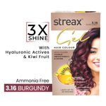 Buy Streax Gel Hair Colour for women, Burgundy 3.16 , 150 ml |No ammonia hair color|100% grey coverage - Purplle