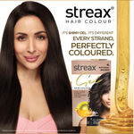Buy Streax Gel Hair Colour for women, Natural Brown 4 ,150 ml |No ammonia hair color|100% grey coverage - Purplle