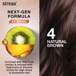 Buy Streax Gel Hair Colour for women, Natural Brown 4 ,150 ml |No ammonia hair color|100% grey coverage - Purplle