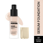 Buy Swiss Beauty Select Game Changer Serum Lightweight Foundation | With Natural and Dewy finish |1 Creamy Vanilla 35 gm - Purplle