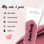 Buy Baked Beauty Liquid Blush with Long Lasting, Lightweight & Higlhly Pigmented Formula for Face Makeup, Glaze, Bubblegum Pink, 6 ml - Purplle