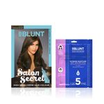 Buy BBLUNT Salon Secret High Shine Creme Hair Colour Natural Brown 4.31 (100 gm) With Shine Tonic (8 ml)+BBLUNT Intense Moisture Heat Hair Spa Mask with Jojoba Oil & Vitamin E - 70 gm - Purplle