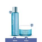 Buy Neutrogena Hydro Boost Clear Lotion Hydrating Toner - 150 ml & Neutrogena Hydro Boost Water Gel Blue - 50 gm - Purplle