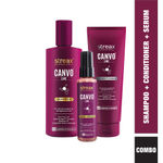 Buy Streax Professional Canvoline Complete Combo (Shampoo+Conditioner+Serum) - 2 Pcs - Purplle