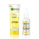 Buy Garnier Skin Naturals Bright Complete Vitamin C Glow Duo- Face Wash (100 gm) + Vitamin C Booster Face Serum (15 ml) - Purplle
