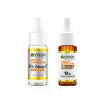 Buy Garnier 30X Vitamin C Day + 10% Vitamin C Night Serum Mini Combo - Wake Up to 73% Brighter Skin (15+15 ml) - Purplle