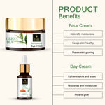Buy Good Vibes Skincare Regime For Acne Prone (Green Tea Face Wash 120 ml, Green Tea Toner 120 ml, Tea Tree & Papaya Face Serum 10 ml, Tea Tree Nourishing Gel 50 g, Sunscreen with SPF 30 - 100 gm) - Purplle