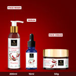 Buy Good Vibes Radiant Glow Vitamin C CSM Combo (Set of 3) (Facewash 120ml + Serum 10ml + Moisturizer 50 gm) - Purplle