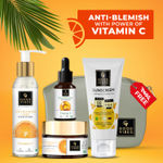 Buy Good Vibes Radiant Glow Vitamin C CSMS Combo (Set of 4) (Facewash 120ml + Serum 10ml + Moisturizer 50g + Sunscreen 50 gm) - Purplle