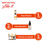 Buy Good Vibes Radiant Glow Vitamin C CSM Combo (Set of 3) (Facewash 120ml + Serum 10ml + Moisturizer 50 gm) - Purplle