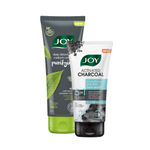 Buy Joy Skin Purifying & Deep Detox Activated Charcoal Face Wash 150 ml & Charcoal Face Scrub 200 ml (Combo Pack) - Purplle