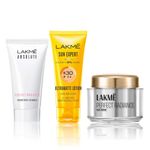 Buy Lakme Radiant Glow Skin Essentials Kit 2 - Combo of 3 - Purplle
