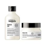 Buy L'Oreal Professionnel Metal Dx Shampoo 300 ml & Hair Mask 250 gm Combo, For Hair Breakage - Purplle