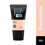 Buy Maybelline Newyork Bold & Beautiful Combo 2 |Fit Me Compact 115(6 gm) | Fit Me Liquid Foundation Tube 115 (18 ml) | Colossal Waterproof Mascara Black (10 gm) | Colossal Bold Eyeliner Black, 3g - Purplle