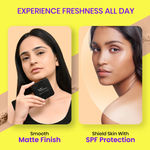 Buy NY Bae x Purplle Face & Eye Palette & Brush set | NY Bae Runway Radiance Compact Powder - Pale Ivory 01 (9 gm) | NY Bae Eye Love Eyeshadow Palette - Everyday Essentials 06 (9 gm) - 9 In 1 Palette | Purplle Wonder Woman Brush Kit (15set) - Purplle