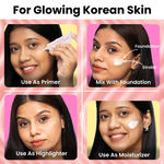Buy NY Bae Strobe & Ubtan Glow Duo By Purplle | Pink Topaz Strobe Cream (12 gm) | Korean Glow | Ubtan Glow Powder (150 gm)| Brightening Kit | Makeup Kit - Purplle