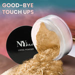 Buy NY Bae Dewy Glow Trio | Dewy Setting Spray (60 ml) | Warm Cashew Serum Foundation - 03 (30 ml) | Banana Loose Powder (5.8 gm) | Glowing Skin | Lasting Makeup | Matte Base - Purplle