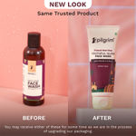 Buy Pilgrim Everyday Cleansing Kit 2 (Pilgrim Patua & Keratin Hair Smoothening Shampoo (200 ml) + Pilgrim Patua & Keratin Smoothening Hair Mask (200 ml) + Pilgrim Red Vine Face Wash (100ml)) - Purplle
