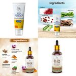 Buy Combo of 2- SPF Cream 50 gm & Glow Face Serum 30ml - Purplle