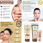 Buy Combo of 3- Green Tea Face Wash 100ml + Lip Sleeping Mask 10g + Multani Mitti Face Wash 100ml - Purplle