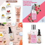 Buy Combo of 3- Vitamin C Face Serum 30ml + Rose Water 100ml + Lip Sleeping Mask 10g - Purplle