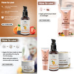 Buy Combo of 3- Vitamin C Face Serum 30ml + De Tan Pack 50gm + Lip Sleeping Mask 10g - Purplle