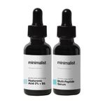 Buy Minimalist Hydration & Over Night Repair Duo For Dry, Dehydrated & Dull skin - Purplle