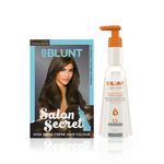 Buy BBLUNT Salon Secret High Shine Creme Hair Colour Coffee Natural Brown 4.31 ( 100 g+8 ml)+BBLUNT Colour Protect Conditioner- 250 g - Purplle