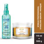 Buy Streax Professional Vitariche Gloss Hair Serum 115 ml + Streax Professional Spa Nourishment Hair Masque 500gm - Purplle