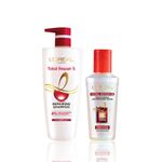 Buy L'Oreal Paris Total Repair 5 Shampoo & Serum Power Pack (Total Repair 5 Shampoo (1000 ml), Total Repair 5 Serum (80 ml)) - Purplle