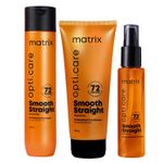 Matrix Opti Care Professional Ultra Smoothing Shampoo Opti.Care Anti Frizz Conditioner Opti.Care ANTI FRIZZ Hair Serum 350ml 196gm 100ml