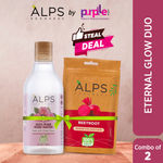 Buy Alps Goodness Eternal Glow Duo with 100% Natural Beetroot Powder (50 gm) & Rose Water (305 ml) I DIY Mask Duo I For Glowing Skin I Refreshing & Soothing - Purplle