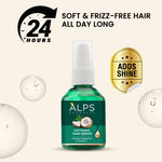 Buy Alps Goodness Soft Shiny Haircare Duo with Antihairfall Shampoo with Fenugreek, Biotin & Redensyl & Softening Hair Serum with Coconut, Argan Oil & Vitamin E (Pack of 2) | Mild Cleansing | No Sulphates or Parabens| Soft Shiny Hair | No Frizz - Purplle