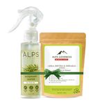 Buy Alps Goodness Hair Renewal Duo with Rosemary Water Spray (100ml) & Amla Reetha Shikakai Powder | Hair Growth Experts | Long Thick Hair | Viral Rosemary Rinse | Hair mask - Purplle