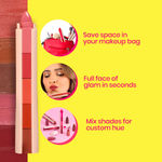 Buy Good Vibes x NY Bae (Good Vibes Gold Brightening Peel Off Mask (50 gm) x NY Bae 5 in 1 Lipstick (Nude) Combo.) - Purplle