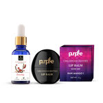 Buy Good Vibes x Purplle Face & Lip Hydration combo | Good Vibes Rosehip Hydrating Glow Face Serum (10 ml) | Purplle Childhood Besties Lip Balm with SPF, Raw Mango 1 (12 gm) - Purplle