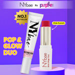 Buy NY Bae Pop & Glow Duo | Strobe Cream | Pink Topaz | Pink Lip & Cheek Tint | Blush Stick | Highlighter | Glowing Skin | Korean Glow | Makeup Combo of 2 - Purplle