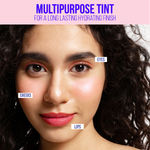 Buy Blue Heaven Blush & Juicy Lip & Cheek Tint Infused with Pomegranate & Strawberry Extract | Multipurpose 3 in 1 Lip Tint | Long Lasting, Water Proof & Hydrating Liquid Blush | Orange Juice, 9 ml - Purplle